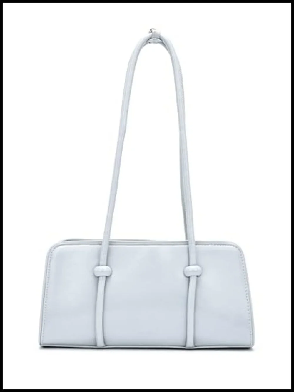 Women's Glossy PU Leather Satchel Crossbody Shoulder Bag with Multi Pockets